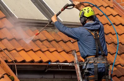 Démoussage et hydrofuge de toiture à Dracé